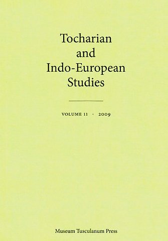 Tocharian and Indo-European Studies vol. 11