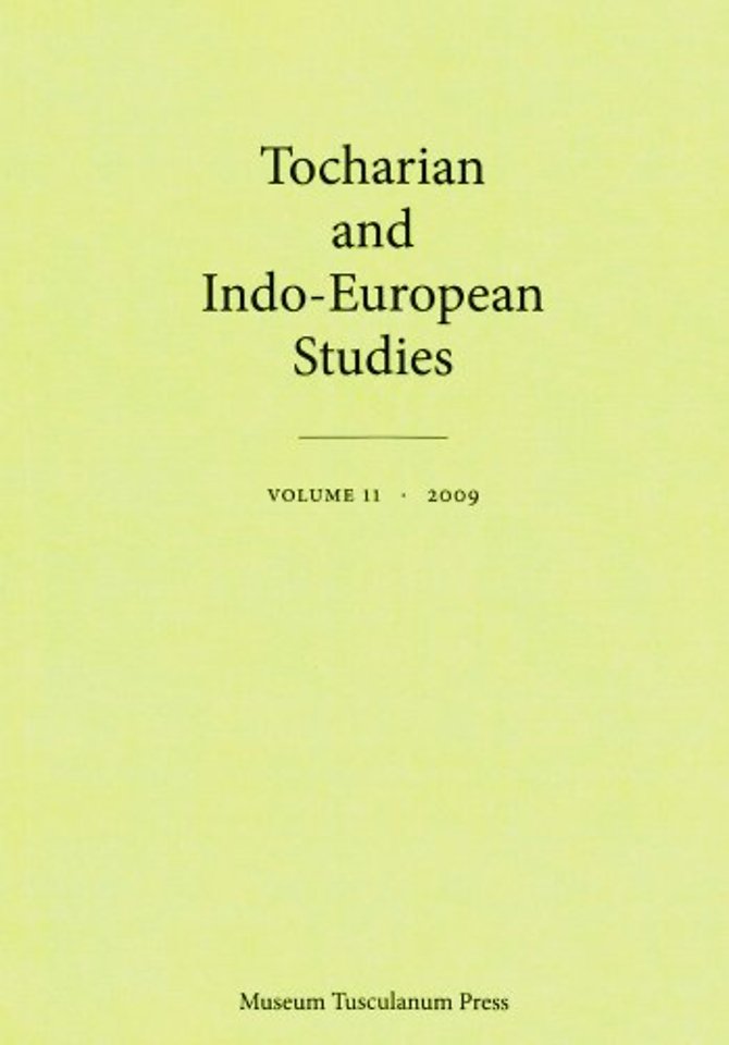 Tocharian and Indo-European Studies vol. 11