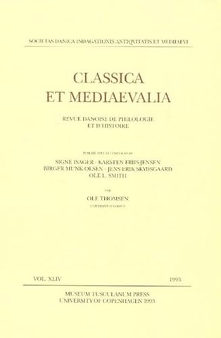 Classica et Mediaevalia
