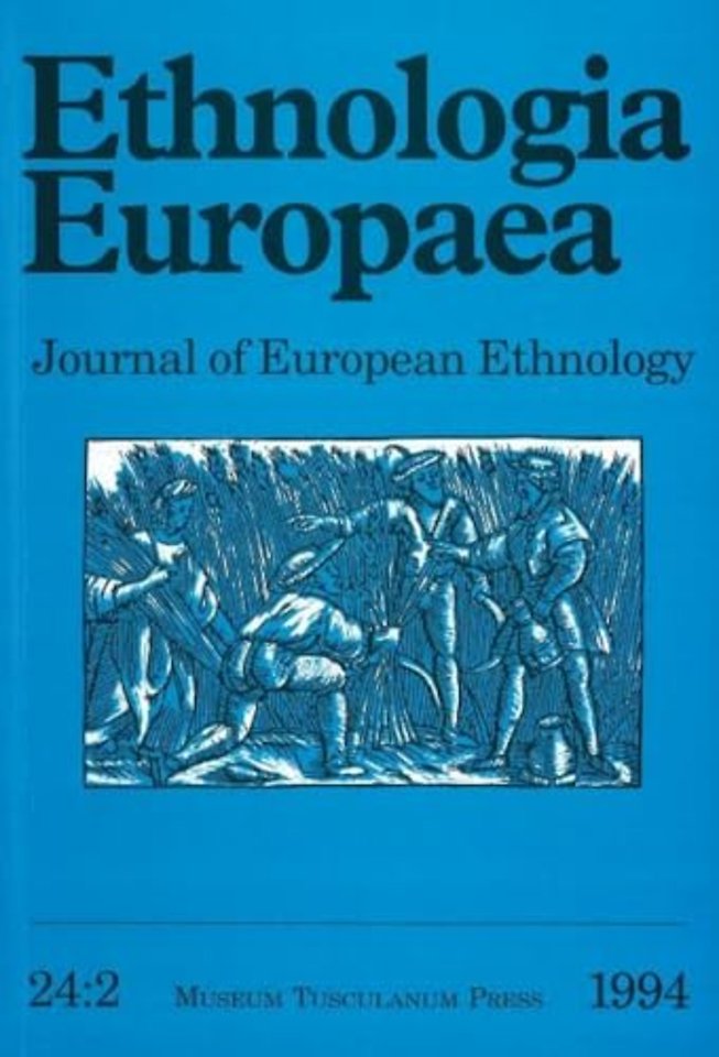 Ethnologia Europaea (Volume 24/2)