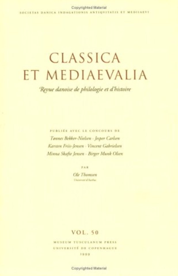 Classica et Mediaevalia