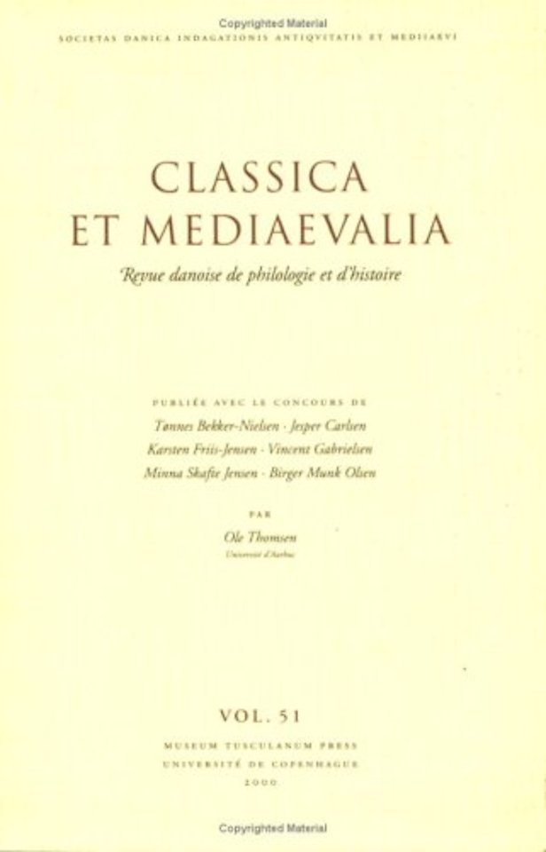 Classica et Mediaevalia