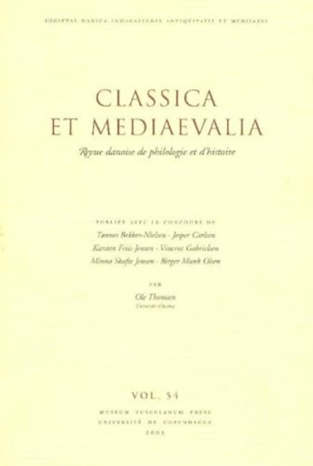 Classica et Mediaevalia