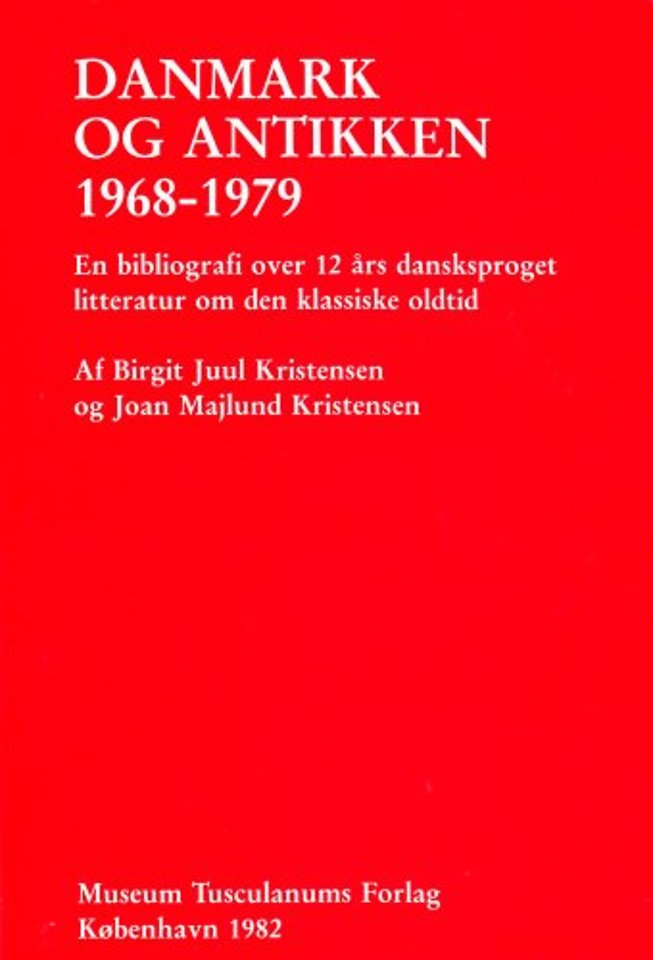 Danmark og antikken 1968-1979