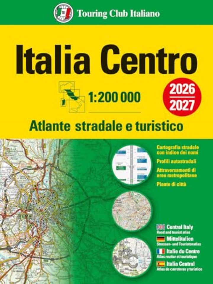 Italy Central atlas - atlante stradale Centro