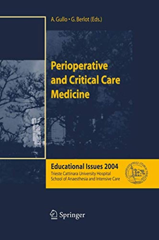 Perioperative and Critical Care Medicine