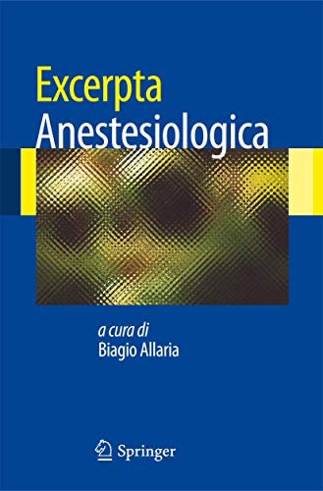 Excerpta Anestesiologica