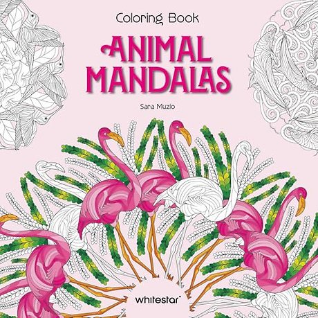 Animal Mandalas Colouring Book