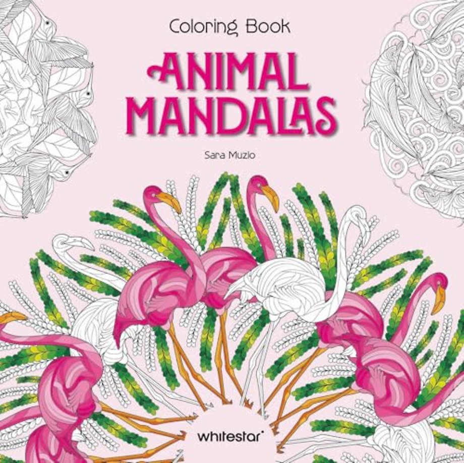 Animal Mandalas Colouring Book