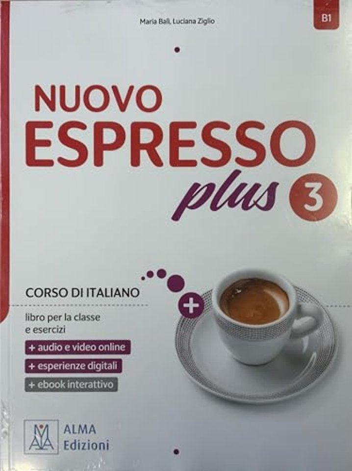 NUOVO Espresso plus 3 - book + interactive ebook. B1