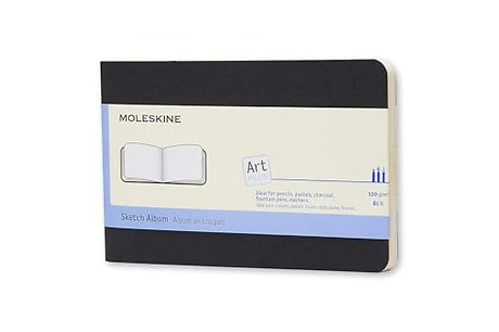 Moleskine Pocket Art Plus Cahier Sketch Album Black