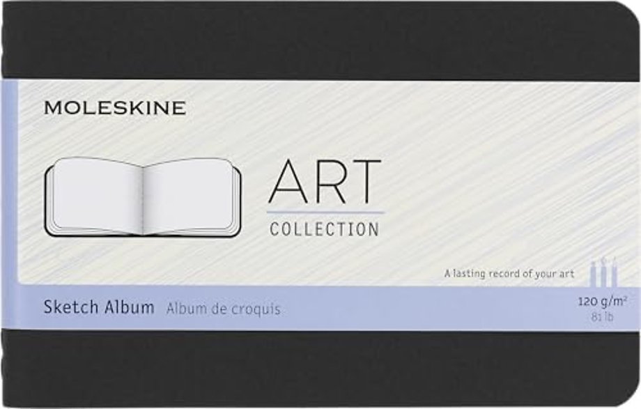 Moleskine Pocket Art Plus Cahier Sketch Album Black