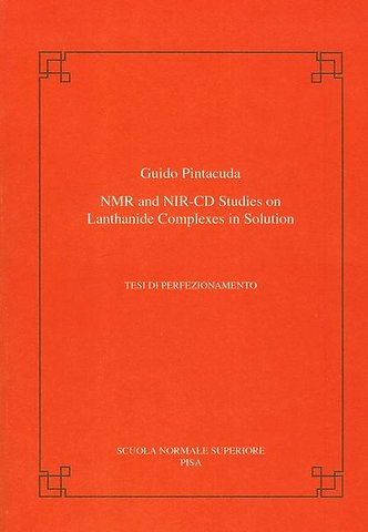 NMR and NIR-CD studies on lanthanide complexes in solution