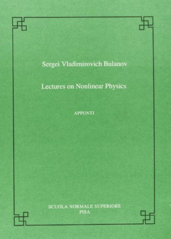 Lectures on nonlinear physics