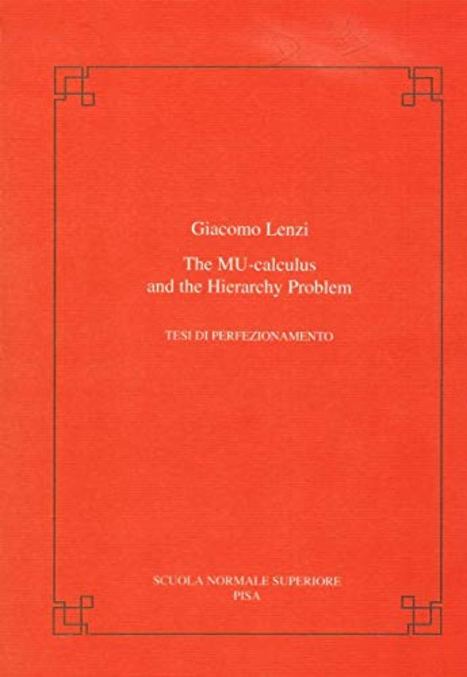 The mu-calculus and the hierarchy problem