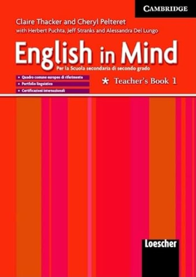 English in Mind 1 Teacher's Book Italian edition