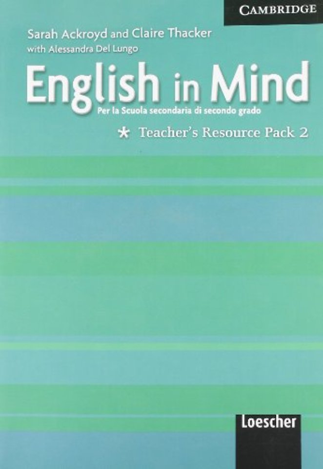 English in Mind 2 Teacher's Resource Pack Italian edition