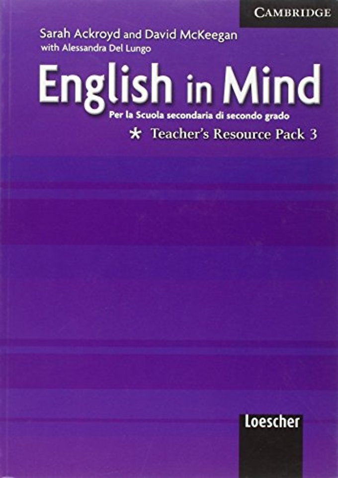 English in Mind 3 Teacher's Resource Pack Italian Edition