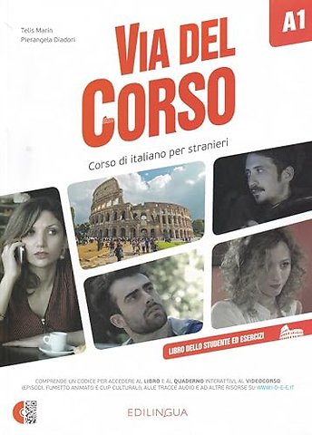 Via del Corso A1 Libro dello studente ed esercizi (+ audio e video)