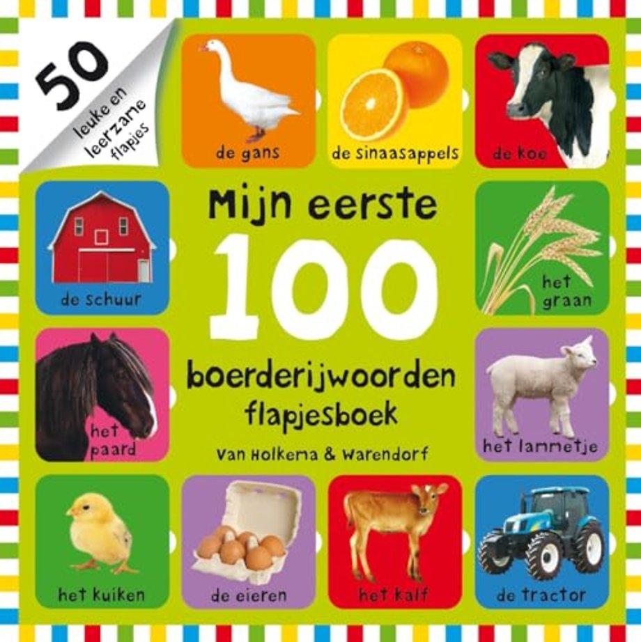 Mijn eerste 100 boerderijwoorden flapjesboek