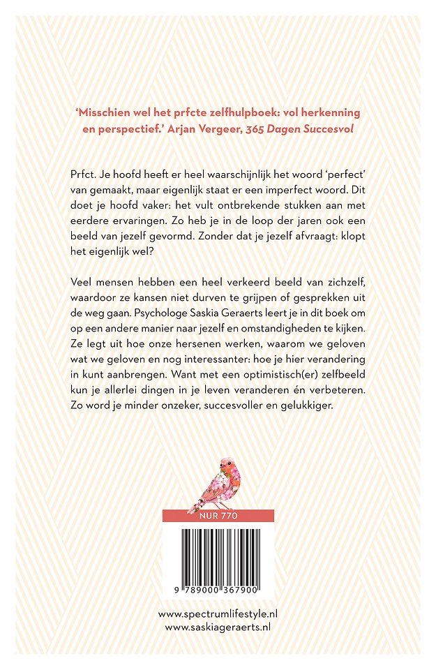 PRFCT - In zeven stappen naar een optimistisch zelfbeeld