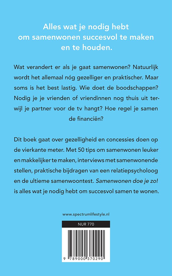 Samenwonen doe je zo!