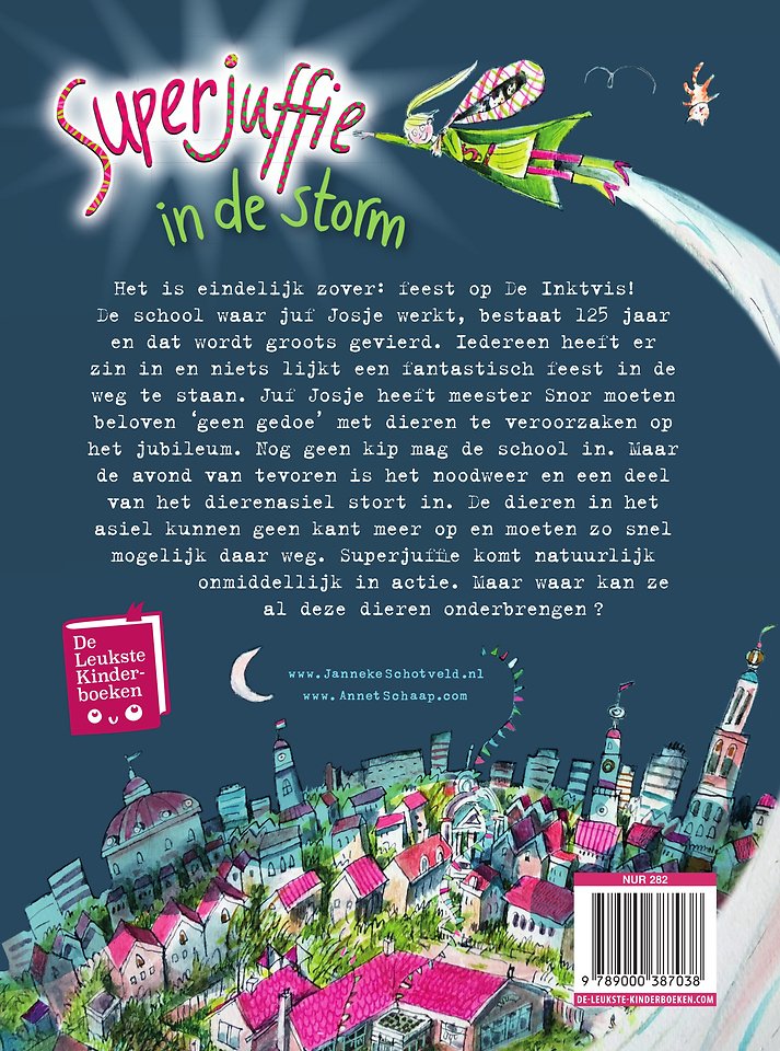 Superjuffie in de storm