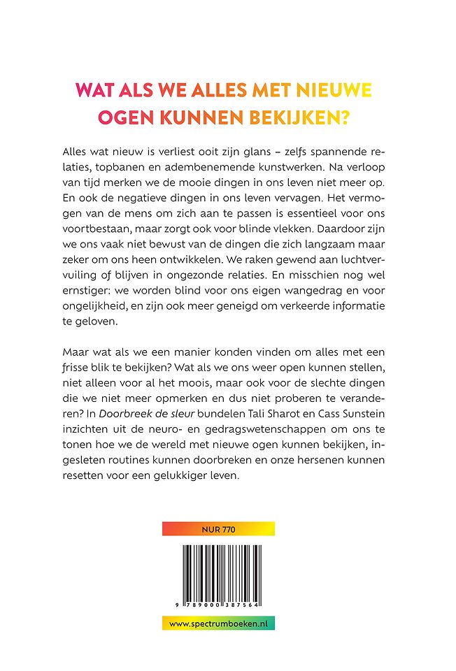 Doorbreek de sleur