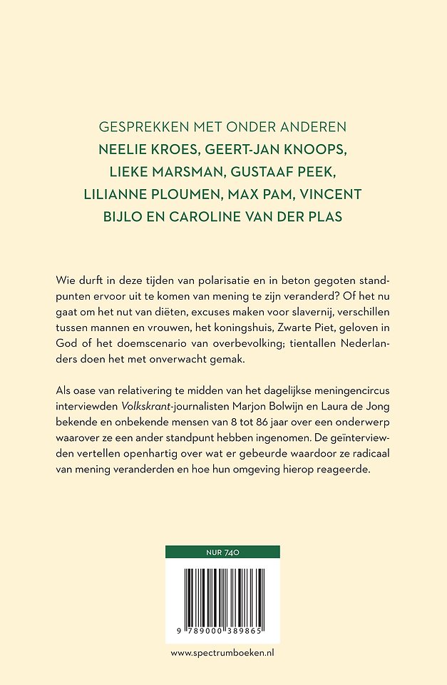 Hoe ik van mening veranderde