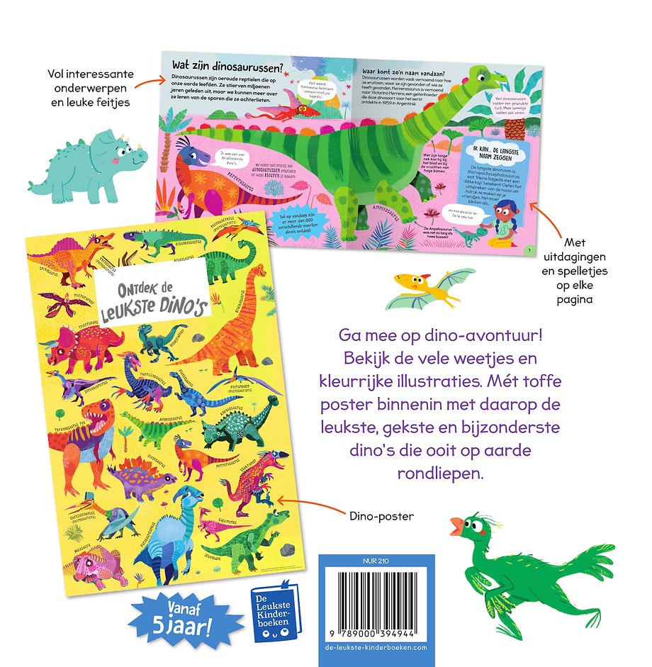 Ontdek de leukste dino's