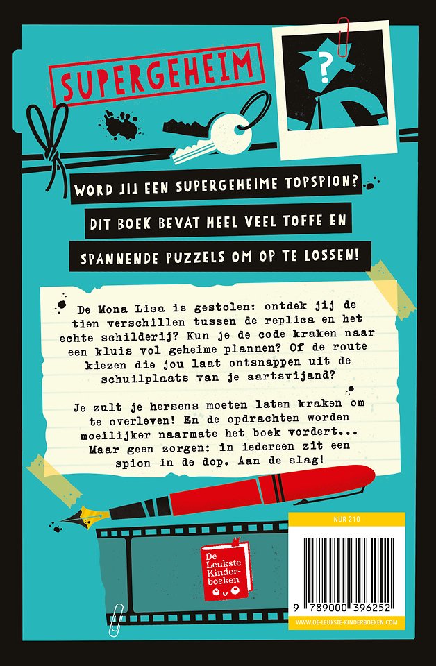 Het supergeheime spionnenpuzzelboek