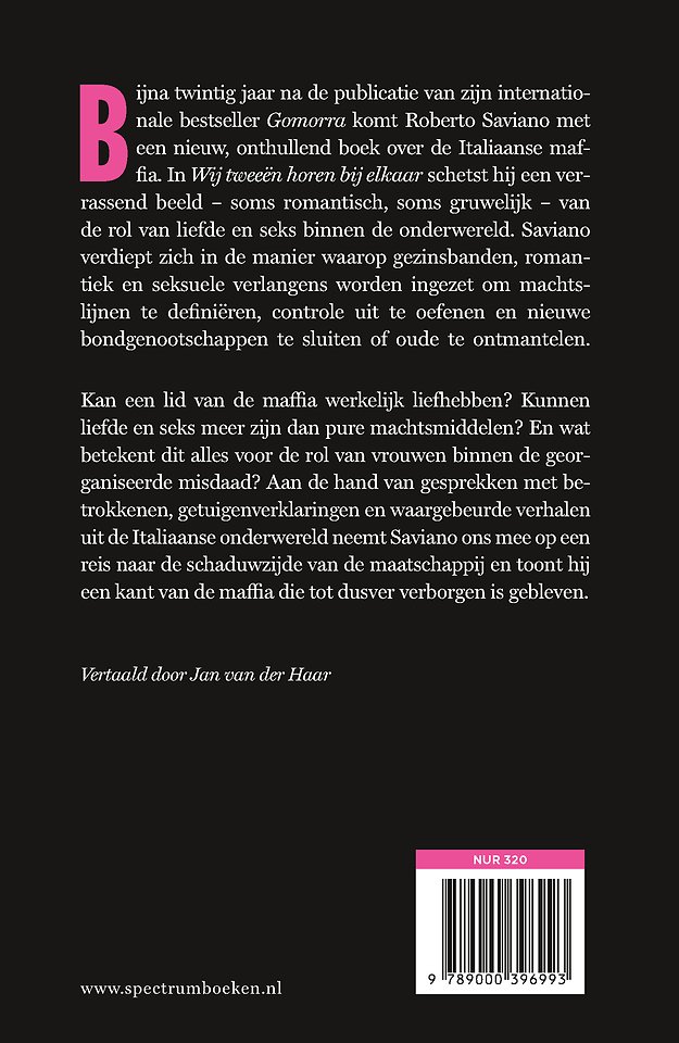 Wij tweeën horen bij elkaar
