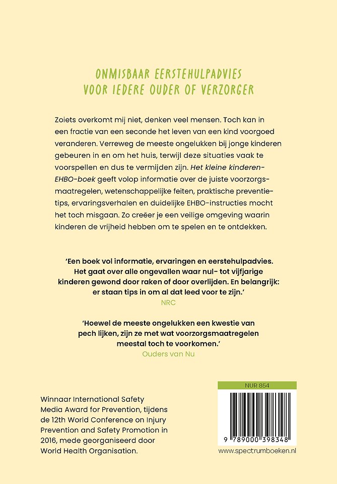 Het kleine kinderen-EHBO boek