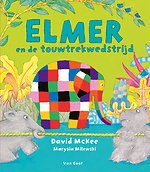Elmer en de touwtrekwedstrijd