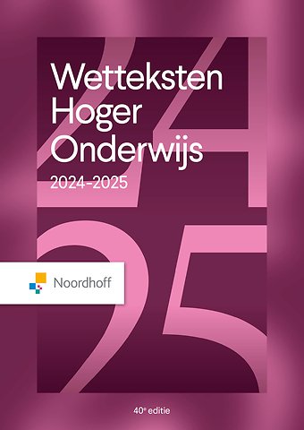 Wetteksten Hoger Onderwijs 2024-2025