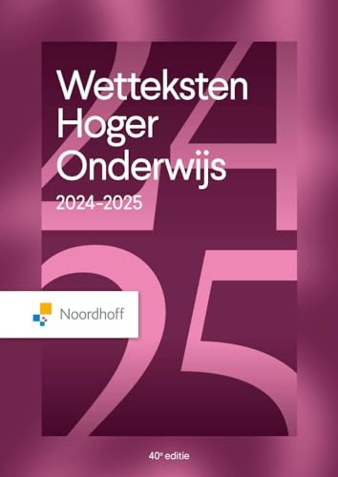 Wetteksten Hoger Onderwijs 2024-2025