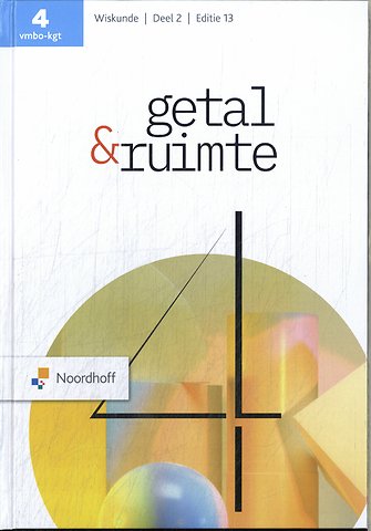 Getal & Ruimte ed 13.0 vmbo-kgt 4 leerboek deel 2