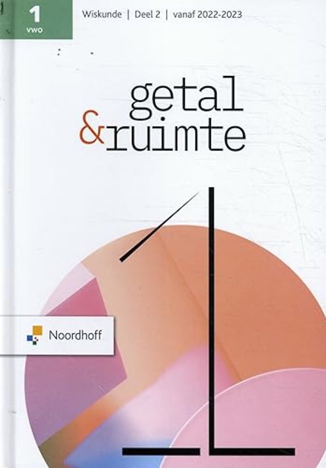 Getal en Ruimte 1 vwo deel 2 Leerboek