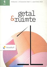 Getal en Ruimte 1 vwo wiskunde antwoordenboek deel 1