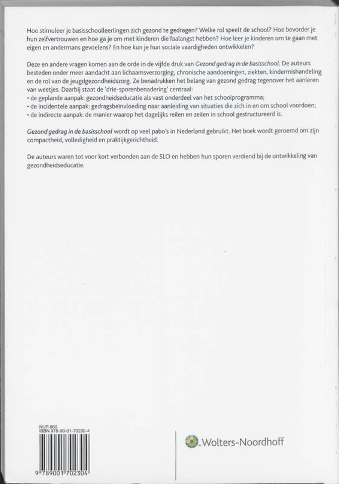 Gezond gedrag in de basisschool