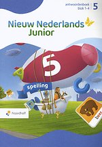 Nieuw Nederlands Junior spelling 5 blok 1-4 antwoordenboek Nieuw Nederlands Junior spelling 5 blok 1-4 antwoordenboek