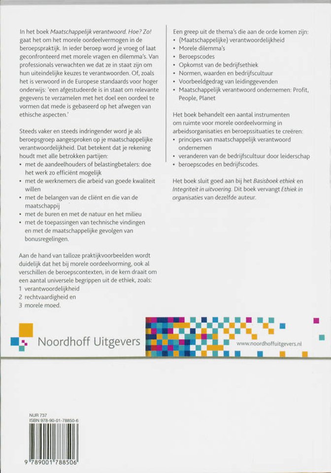 Maatschappelijk verantwoord. Hoe? Zo!