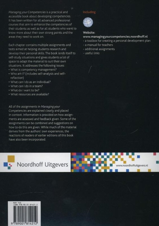 Managing your competencies