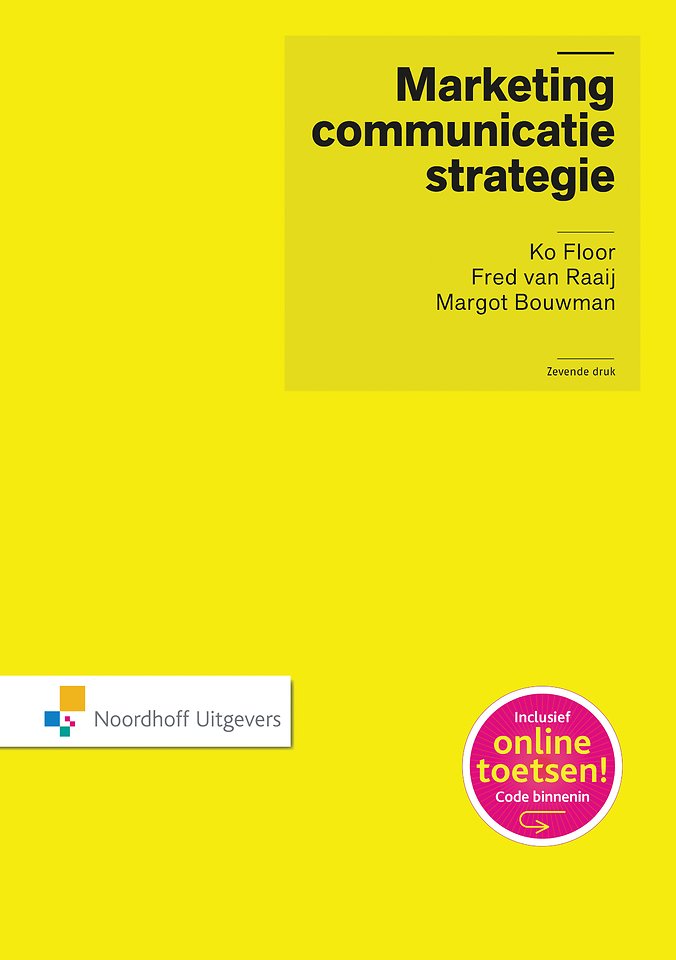 Marketingcommunicatiestrategie Marketingcommunicatiestrategie