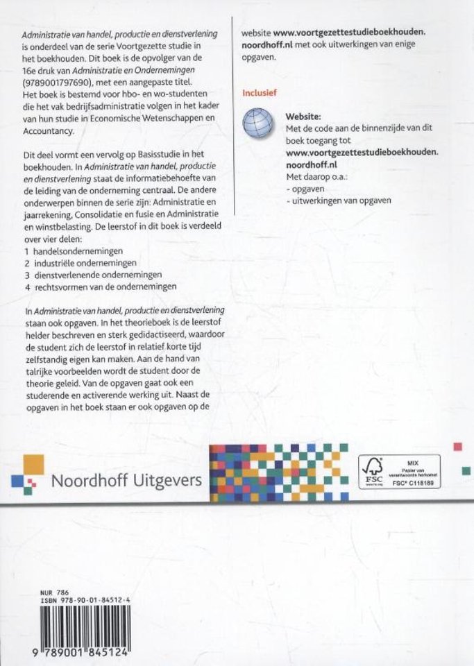 Administratie van handel, productie en dienstverlening