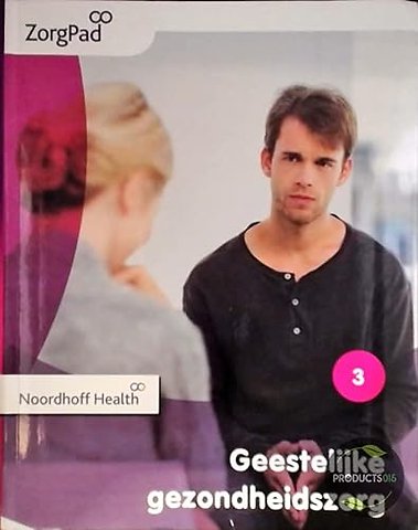ZorgPad, Geestelijke gezondheidzorg Theorieboek Niveau 3