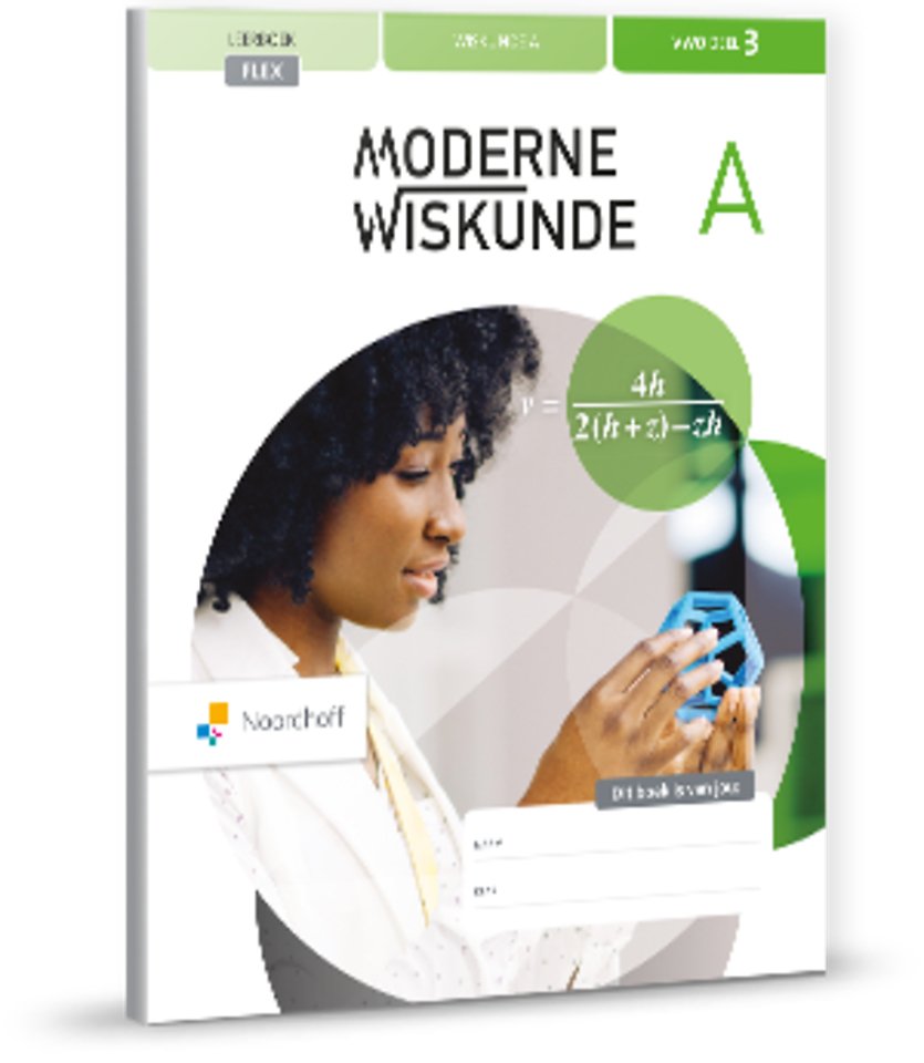 Moderne Wiskunde 12e ed vwo A 3 FLEX boek + online