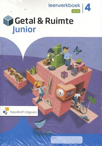 Getal & Ruimte jr 1e editie groep 4 leerwerkboek blok 8 (5 ex)