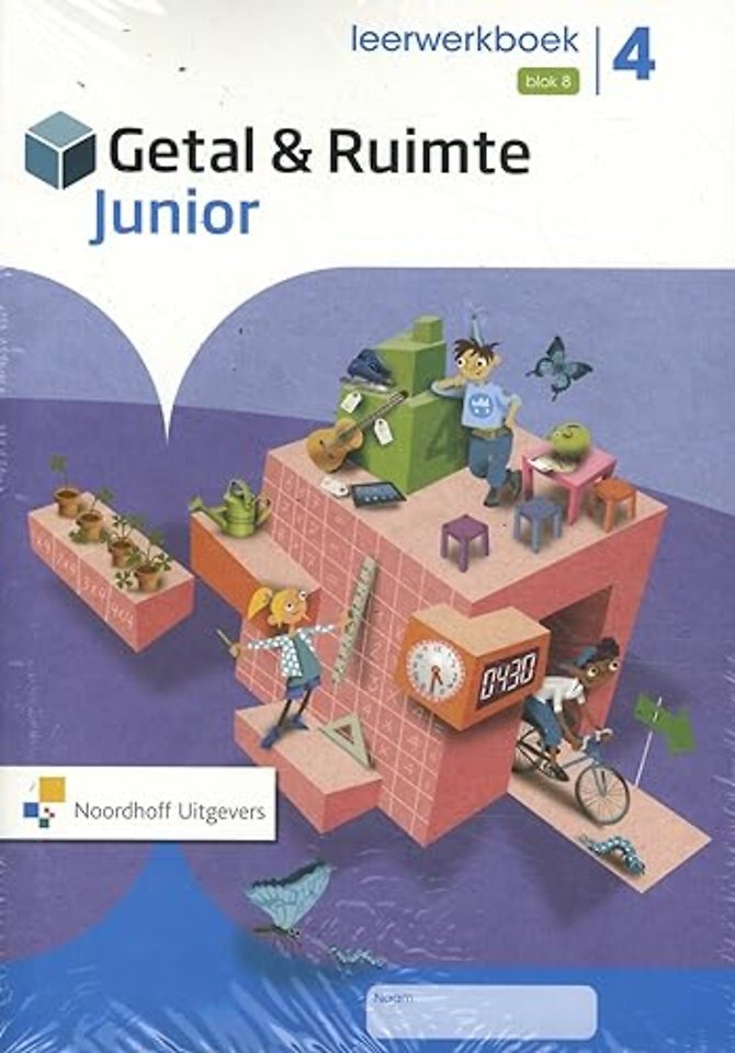 Getal & Ruimte jr 1e editie groep 4 leerwerkboek blok 8 (5 ex)
