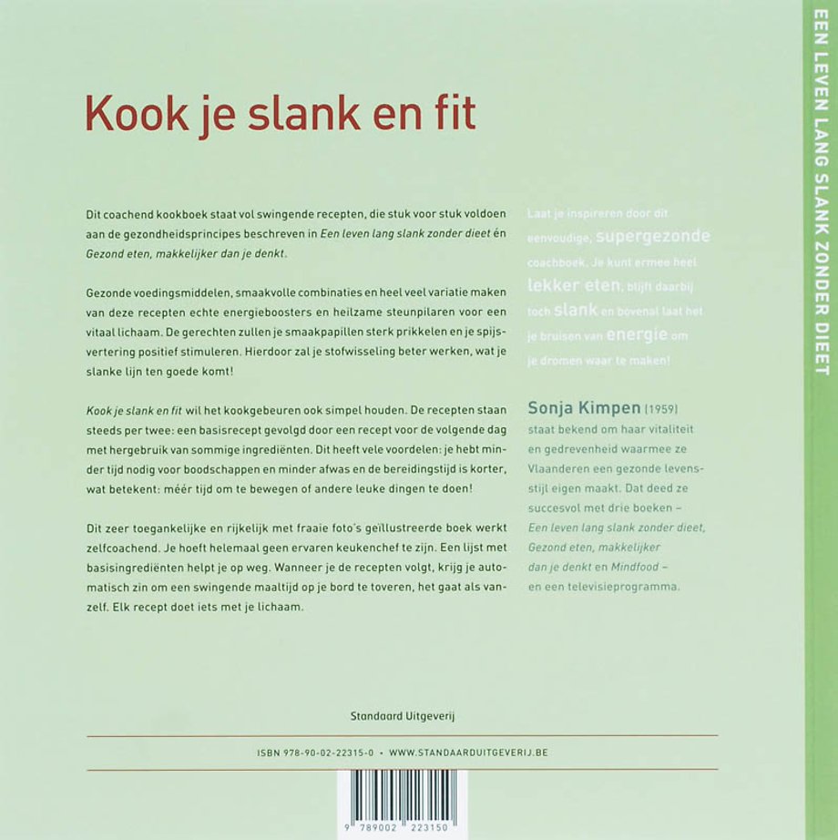 Kook je slank en fit